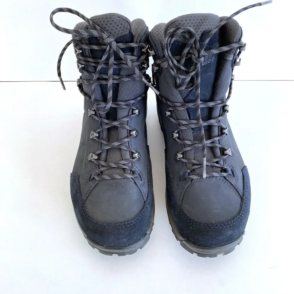Hanwag Lady GTX Women's Size 7 Hiking Boots Gray Black Vibram‎ Waterproof